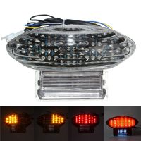 Smoke 66 Led Brake Turn Signal Tail Light For Suzuki Hayabusa Gsxr1300