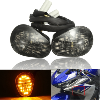 Smoke Led Turn Signal Indicator Light Lamp Flush Mount For Yamaha Yzf R1 R6 R6s