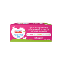 Smølke Favørites Box combipack vers gestoomd nat hondenvoer 2 x (12 x 395 g)