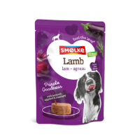 Smølke Purple Goodness lam nat hondenvoer 2 x (8 x 300 g)