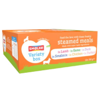 Smølke Tasty Variety Box combipack vers gestoomd nat hondenvoer 2 x (12 x 395 g)