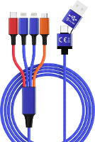 Smrter USB laadkabel 120 cm Meerdere kleuren SMRTER_ELITE_L_MIX