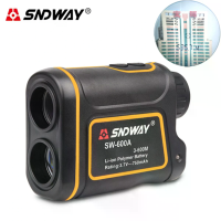SNDWAY Afstandsmeter Telescoop 600M 1000M 1500M Laser Afstandsmeter Monoculair Golf Afstandsmeter Roulette Meetlint