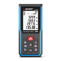 SNDWAY H D510A / E 50mLaser Afstandsmeter met elektronische hoek oppervlaktevolume Pythagorese stelling Meting 2.0 HD sc