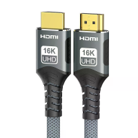 Snelle HD2.2 Kabel 16K@60Hz 96Gbps HD mannelijk naar mannelijk Dynamic HDR goud gepolijst voor gaming pc PS5 monitor TV