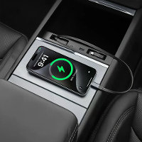 Snelle oplader aangedreven splitter auto centrale controle opladen voor Tesla Model Y Juniper / Model 3 Highland verzonk