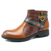 Socofy Women Casual Slip On Boots
