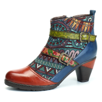Socofy Women Retro Boots