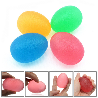 Soft Egg Stressball Hand Finger Exercise Therapy Stress Squeeze Relief Ball