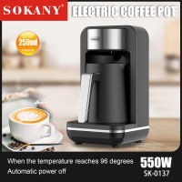 SOKANY 0137 Koffiepot Hete koffie Zet koffie Thuiskantoor Koffiemachine met kopje