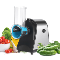 1000W 6 in 1 Elektrische Salade Maker Fruit Snijder Cutter Groente Rasp Kaas Chopper 5 Verschillende Kegelbladen