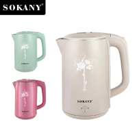 SOKANY 1075 Waterkoker Huishoudelijke waterkoker met een inhoud van 2,5 liter