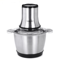 SOKANY 7005A 800W 3L roestvrijstalen vleesmolen Vleesmolen Blender Groenten Hakmachine 2 snelheden 4 messen Eenvoudig te