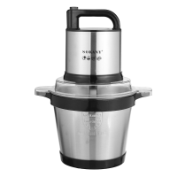 Sokany 7028 Vleesmolen 800W 4L Vleesmolen Rvs Materiaal Geluidsarme werking voor Vlees Groente Babyvoeding Slijpen
