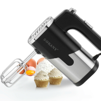 Mini 800W Voedsel Mixer Elektrische Keuken Keuken Blender Met Deeghaken Chrome Eiklopper Snoep Bakkerij Handmixer Machin