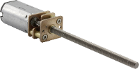 Sol Expert 96442 Micro transmissie G 53M met draadstang, Metalen tandwielen 1:53 50   450 omw/min