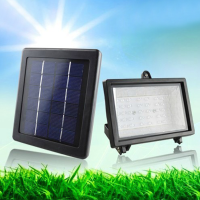 Solar Power 40 Led Path Spot Wall Mount Outdoor Lawn Light