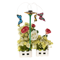 Solar Power Flying Color Butterfly Garden Yard Decoration 3 Pcs/set
