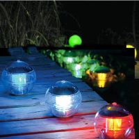 Solar Power Self Recharging Floating Led Ball For Garden Ponds