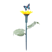 Solar Power Toys Sunflower Fly Butterfly Courtyard Garden Pots
