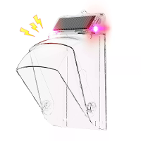 Solar Waterdichte Diefstalalarm Beugel Cover voor Video Deurbell 100dB Hal Sensor PC Slagvast Regenproof Buitenshuis Sli