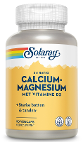 Solaray Calcium Magnesium met Vitamine D2 Capsules