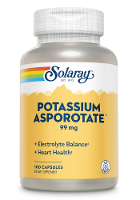 Solaray Potassium Asporotate 99mg Capsules