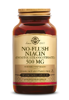 Solgar No Flush Niacine 500 mg Capsules