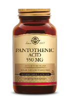 Solgar Pantothenic Acid (Pantotheenzuur) 550 mg Capsules