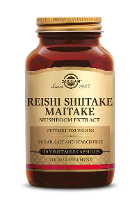 Solgar Reishi Shiitake Maitake Mushroom (Paddenstoel) Extract Capsules