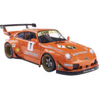 Solido Auto Porsche RWB BODYKIT JÄGERMEISTER ORANJE Kant en klaar model Personenauto (model)