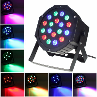 SOLMORE 18W DMX 512 RGB LED Par Stage Verlichting Party DJ Disco KTV Kerst Projector Light AC110 220V