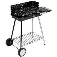 Somagic Barbecue MILANO   Zwart   Staal