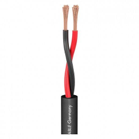 Sommer Cable 425 0051FC Luidsprekerkabel 2 x 2.5 Mm² Zwart per meter