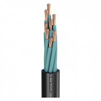 Sommer Cable 490 0051 840FC Luidsprekerkabel 8 x 4 mm² Zwart per meter