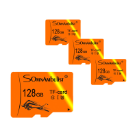 Somnambulist CLASS10 U3 TF geheugenkaart 128GB 64GB 32GB 16GB Compatibele Micro SD rijrecorder Flash Geheugenkaart met B
