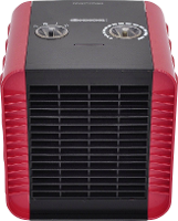 SonnenkÃ¶nig CUBY Rot Keramische ventilatorkachel Rood, Zwart