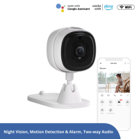 SONOFF CAM Slim Wi Fi Slimme Beveiligingscamera 1080P HD Tweewegs Audio Surveillance Automatische Tracking Bewegingsalar