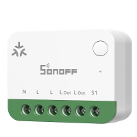 SONOFF MINI 1GSP Matter Over WiFi Slimme Energiemetingen Schakelmodule 16A 3840W Netstroom vereist Werkt met HomeKit Sir