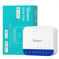 SONOFF MINI DIM MINI Extreme Matter Over WiFi Dimmer Schakelaar Brede Verlichtingscompatibiliteit Matter enabled Google
