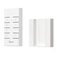 SONOFF RM433 R2 433MHz RF afstandsbediening 8 knops afstandsbediening gekoppeld aan SONOFF TX wandschakelaars RF apparat