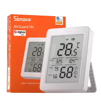 SONOFF SNZB 02DR2 AirGuard TH 3.6'' LCD Zigbee Temperatuur Vochtigheidssensor App Monitoring Werkt met Apple Home via Ma