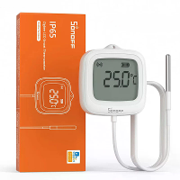 SONOFF SNZB 02LD Zigbee3.0 LCD Slimme Thermometer met Sonde IP65 Waterdicht voor Koelkast Zwembad Vistuinen Wijnkelder v