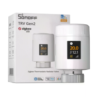 SONOFF TRV ZBT Zigbee3.0 Slimme Thermostaat Radiator Kraan TRV met Kleurrijk Scherm 7 Dagen 12 Periodes Slimme Verwarmin