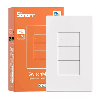 SONOFF ZBM5 SwitchMan Zigbee3.0 Slimme Wand Schakelaar 120W Ondersteunt Geen Neutraal en Neutraal Draad Ontkoppel Relais