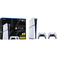 Sony Interactive Entertainment PlayStation 5 Digital Edition (Slim)   825 GB + 2x DualSense draadloze controllers game console