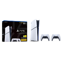 Sony PlayStation 5 Digital Edition (Slim) + Twee DualSense draadloze controllers Spelconsole