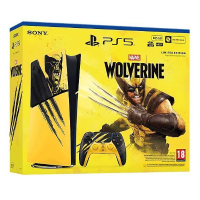 Sony PlayStation 5 Digitale Editie Console 825 GB   Marvel's Wolverine Battle Yellow Limited Edition bundel game console