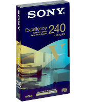 Sony VHS videoband V 240 HiFi Excellence 4 uur