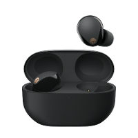 Sony WF 1000XM5 In Ear headset Bluetooth Stereo Zwart High Resolution Audio, Noise Cancelling Indicator voor batterijstatus, Headset, Inductie, Klankregeling,